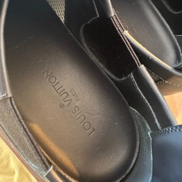 Louis Vuitton Men's Black Sneakers - Picture 8 of 10